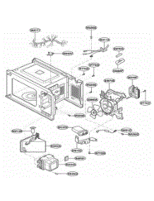 Interior Parts parts for Lg Range JE1340GB from AppliancePartsPros.com