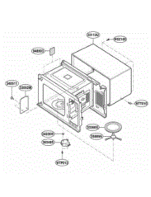 Oven Cavity Parts parts for Lg Range JE1340GB from AppliancePartsPros.com