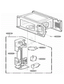 Latch Board Parts parts for Lg Range JE1340WC from AppliancePartsPros.com