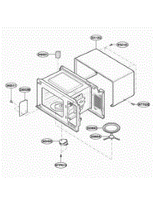 Oven Cavity Parts parts for Lg Range JE1360BC from AppliancePartsPros.com