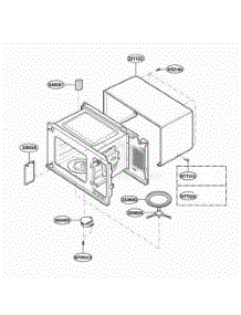 Oven Cavity Parts parts for Lg Range JE1440BF002 from AppliancePartsPros.com