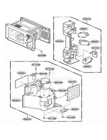 Latch Board Parts parts for Lg Range JE1590CC from AppliancePartsPros.com