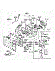 Interior Parts parts for Lg Range JE1590SC from AppliancePartsPros.com