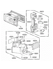Latch Board Parts parts for Lg Range JE1590SC from AppliancePartsPros.com