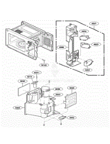 Latch Board Parts parts for Lg Range JE1590WH from AppliancePartsPros.com