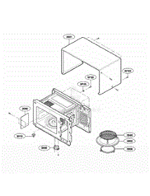 Oven Cavity Parts parts for Lg Range JE1590WH from AppliancePartsPros.com