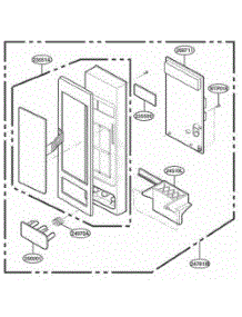 Control Panel Parts parts for Lg Range JE1860BH from AppliancePartsPros.com