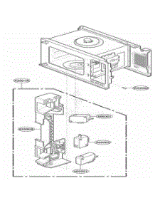 Latch Board Parts parts for Lg Range JE1860BH from AppliancePartsPros.com