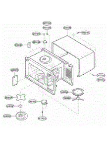 Oven Cavity Parts parts for Lg Range JE1860CB from AppliancePartsPros.com