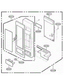 Control Panel Parts parts for Lg Wall Oven JE1860CH from AppliancePartsPros.com