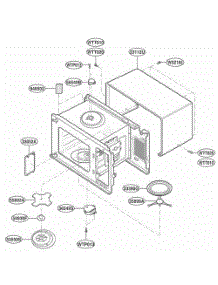 Oven Cavity Parts parts for Lg Wall Oven JE1860CH from AppliancePartsPros.com