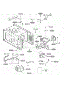 Interior Parts parts for Lg Range JE1860GB from AppliancePartsPros.com
