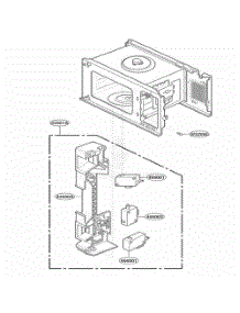 Latch Board Parts parts for Lg Range JE1860GB from AppliancePartsPros.com