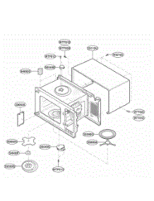 Oven Cavity Parts parts for Lg Range JE1860GB from AppliancePartsPros.com