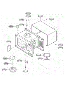 Oven Cavity Parts parts for Lg Wall Oven JE1860SH from AppliancePartsPros.com