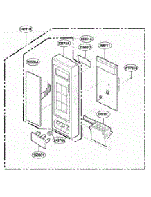 Control Panel Parts parts for Lg Range JES1039BJ from AppliancePartsPros.com