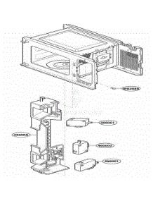Latch Board Parts parts for Lg Range JES1039BJ from AppliancePartsPros.com