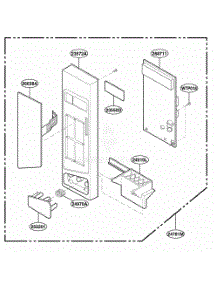 Control Panel Parts parts for Lg Range JES1351PWD from AppliancePartsPros.com