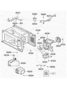 Interior Parts parts for Lg Range JES1351PWD from AppliancePartsPros.com