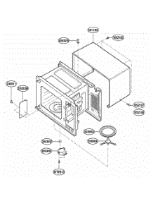 Oven Cavity Parts parts for Lg Range JES1351PWD from AppliancePartsPros.com