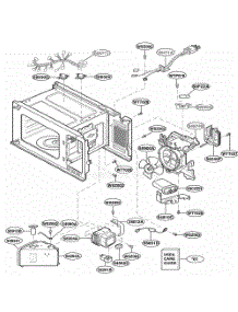 Interior Parts 1 parts for Lg Wall Oven JES1351WB from AppliancePartsPros.com