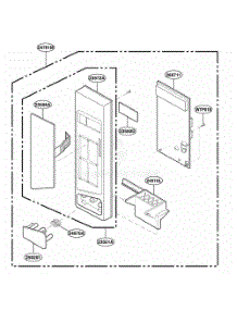 Control Panel Parts parts for Lg Range JES1451BJ from AppliancePartsPros.com