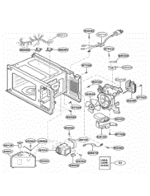 Interior Parts 1 parts for Lg Range JES1451BJ from AppliancePartsPros.com