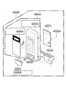 Control Panel Parts parts for Lg Range JES1656BH from AppliancePartsPros.com