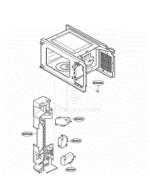 Latch Board Parts parts for Lg Range JES1656BH from AppliancePartsPros.com