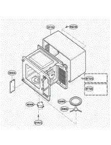 Oven Cavity Parts parts for Lg Range JES1656BH from AppliancePartsPros.com
