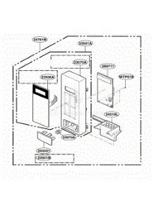 Control Panel Parts parts for Lg Range JES1656WH from AppliancePartsPros.com