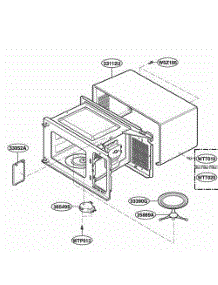 Oven Cavity Parts parts for Lg Range JES1656WH from AppliancePartsPros.com