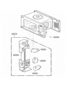Latch Board Parts parts for Lg Range JES1851AB from AppliancePartsPros.com