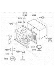 Oven Cavity Parts parts for Lg Range JES1851GB from AppliancePartsPros.com