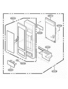 Control Panel Parts parts for Lg Range JES1851WB from AppliancePartsPros.com