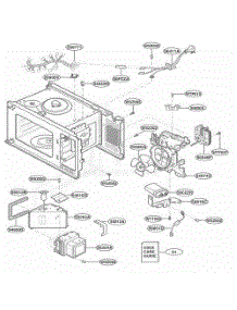 Interior Parts parts for Lg Range JES1851WB from AppliancePartsPros.com