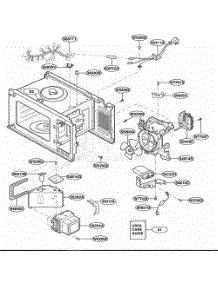 Interior Parts parts for Lg Wall Oven JES1855PBH from AppliancePartsPros.com