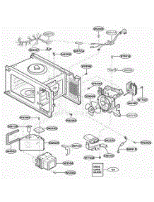 Interior Parts 1 parts for Lg Wall Oven JES1855PWH from AppliancePartsPros.com