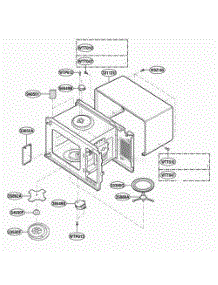 Oven Cavity Parts parts for Lg Wall Oven JES1855PWH from AppliancePartsPros.com
