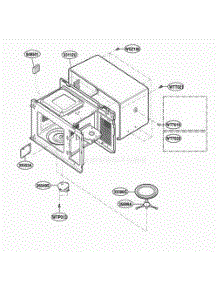Oven Cavity Parts parts for Lg Range JES638BH from AppliancePartsPros.com