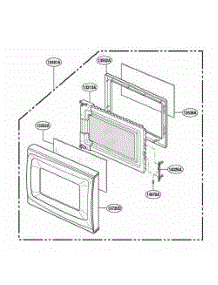 Door Parts parts for Lg Range JES638WD01 from AppliancePartsPros.com