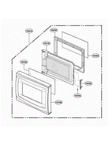 Door Parts parts for Lg Range JES638WF from AppliancePartsPros.com