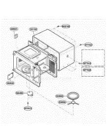 Oven Cavity Parts parts for Lg Range JES638WF from AppliancePartsPros.com