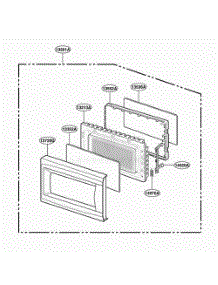 Door Parts parts for Lg Range JES735WJ from AppliancePartsPros.com