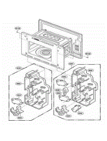 Latch Board Parts parts for Lg Range JMC8130DDQ from AppliancePartsPros.com