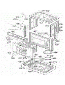 Oven Cavity Parts parts for Lg Range JMC8130DDQ from AppliancePartsPros.com