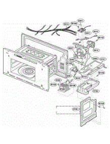 Interior Parts 2 parts for Lg Range JMC8130DDW from AppliancePartsPros.com