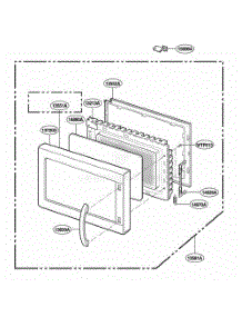 Door Parts parts for Lg Wall Oven JMC9158AAQ from AppliancePartsPros.com