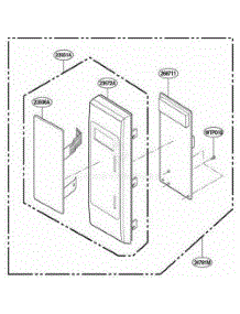 Control Panel Parts parts for Lg Wall Oven JMC9158AAW from AppliancePartsPros.com