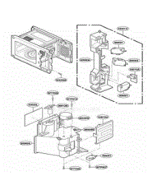 Latch Board Parts parts for Lg Wall Oven JMC9158AAW from AppliancePartsPros.com